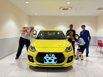 スイフトスポーツご納車させていただきました！！！